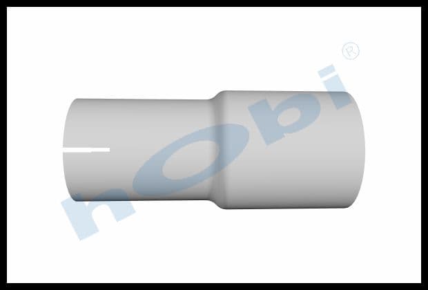 Pipe, UN Connector, L1:200 Alusi ID1:Ø64,5 OD2:Ø70