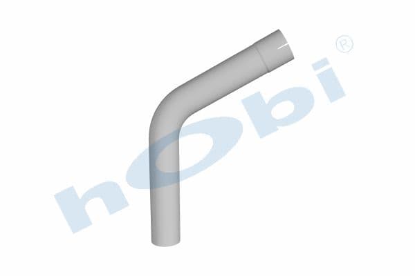 Pipe, UN Elbow, A:45° Ø50,8 L1:140 L2:140 Alusi ID1:Ø51,3