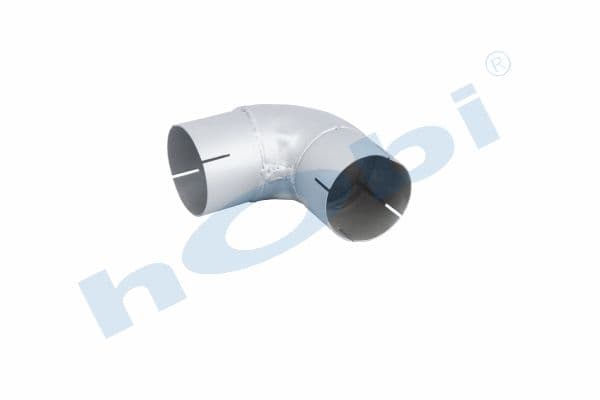 Pipe, UN Sheet Elbow, A:90° Ø101,6 L1:200 L2:200 Alusi ID1:Ø102,1 ID2:Ø102,1