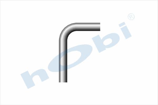 Pipe, UN Elbow, A:90° Ø101,6 L1:152 L2:152 Alusi OD1:Ø101,6