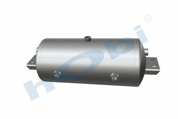 Air Tank, Ø246 L:580 Alm, Cover With Bracket, Lt:25