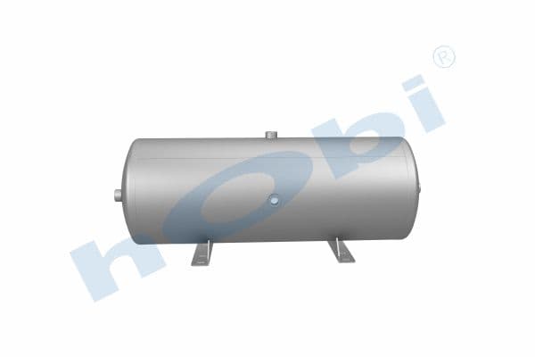 Air Tank, Ø310 L:862 Alm, Body With Bracket, Lt:60 Black (RAL9005)