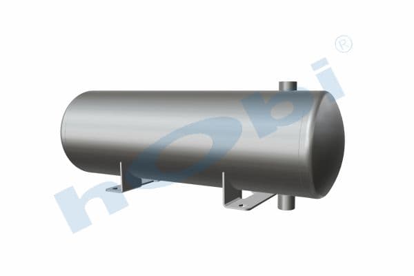 Air Tank, Ø206 L:659 Alm, Body With Bracket, Lt:20