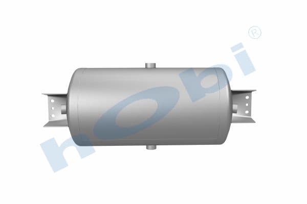 Air Tank, Ø300 L:621 Alm, Cover With Bracket, Lt:50