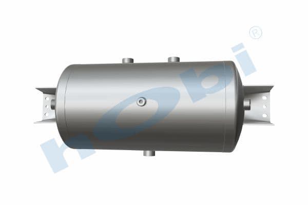 Air Tank, Ø300 L:621 Alm, Cover With Bracket, Lt:50