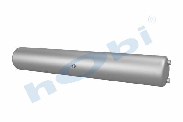 Air Tank, Ø206 L:1325 Alm, KS Lt:40 Black (RAL9005)