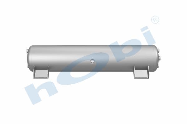 Air Tank, Ø206 L:999,3 Alm, Body With Bracket, Lt:30