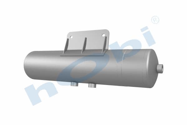Air Tank, Ø154 L:581 Alm, Body With Bracket, Lt:10