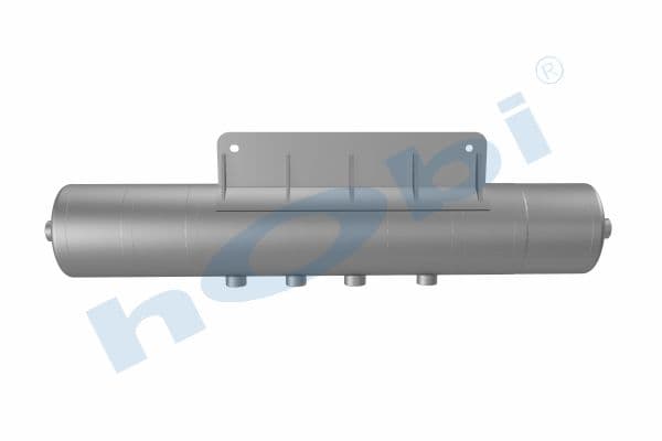 Air Tank, Ø154 L:580 Alm, Body With Bracket, Lt:10