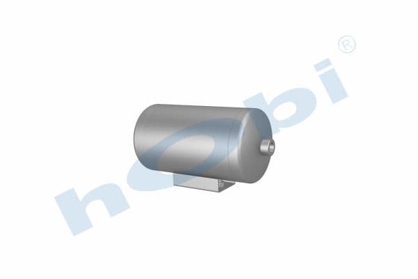 Air Tank, Ø154 L:298 Alm, Body With Bracket, Lt:5