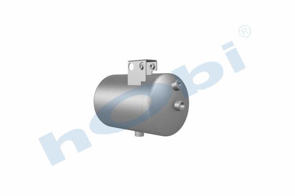 Air Tank, Ø200 L:334 Alm, Body With Bracket, Lt:9,5