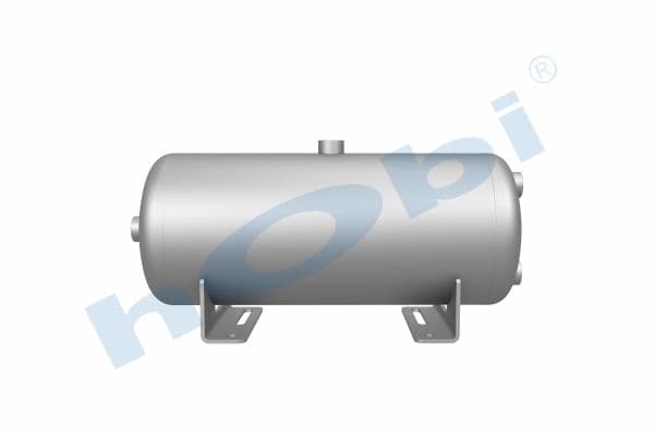 Air Tank, Ø206 L:502 Alm, Body With Bracket, Lt:15
