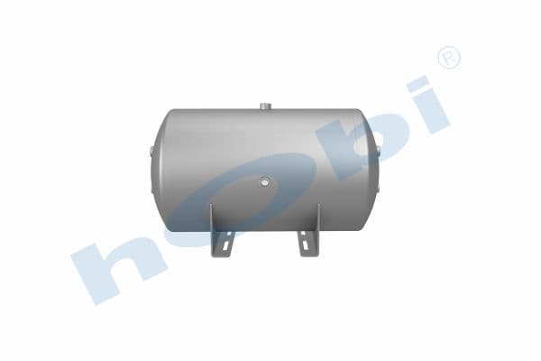 Air Tank, Ø396 L:727 Alm, Body With Bracket, Lt:80 Black (RAL9005)