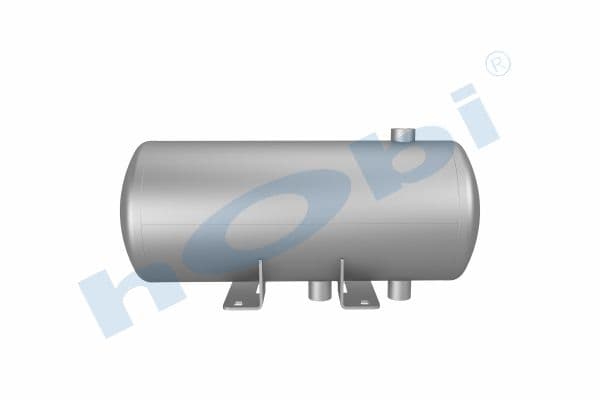 Air Tank, Ø206 L:514 Alm, Body With Bracket, Lt:15