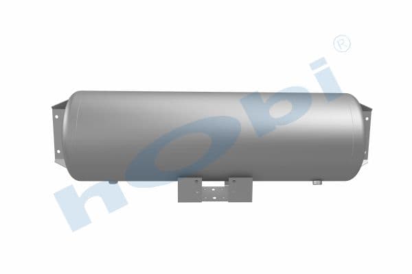 Air Tank, Ø350 L:1145 Alm, Body and Cover With Bracket, Lt:104