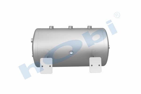 Air Tank, Alm, Internal 2 pcs, With Cover Bracket, Ø310 L:685 Lt:45