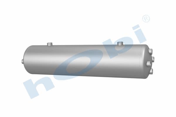 Air Tank, Alm, Internal 2 pcs, Ø206 L:878 Lt:26
