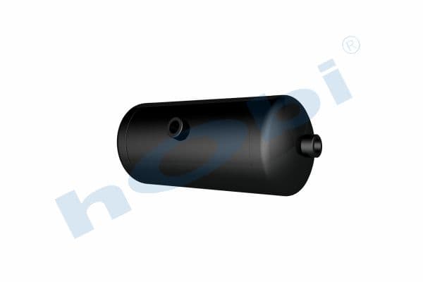 Air Tank, Ø144 L:362 Steel, UN Lt:5 Black (RAL9005)
