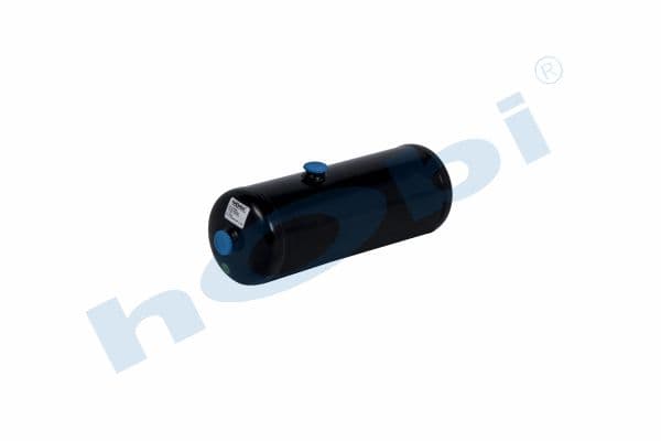 Air Tank, Ø154 L:452 Steel, SC Lt:7,5 Black (RAL9005)