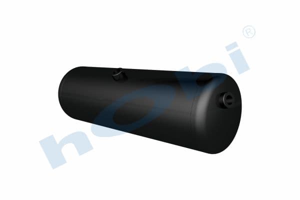 Air Tank, Ø185 L:591 Steel, SC Lt:14 Black (RAL9005)