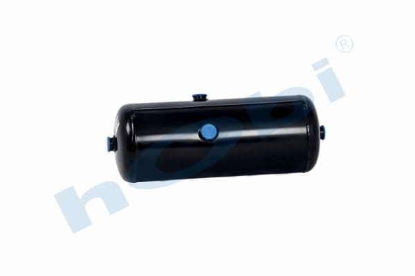 Air Tank, Ø200 L:527 Steel, RN Lt:15 Black (RAL9005)