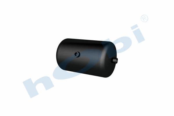 Air Tank, Ø206 L:353 Steel, UN Lt:10 Black (RAL9005)