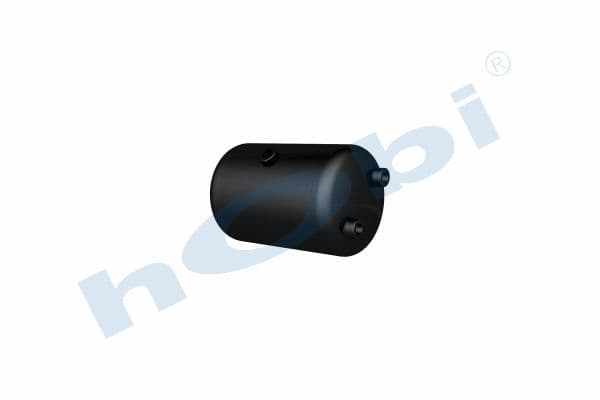 Air Tank, Ø206 L:327 Steel, UN Lt:10 Black (RAL9005)