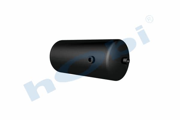 Air Tank, Ø206 L:481 Steel, SC Lt:15 Black (RAL9005)