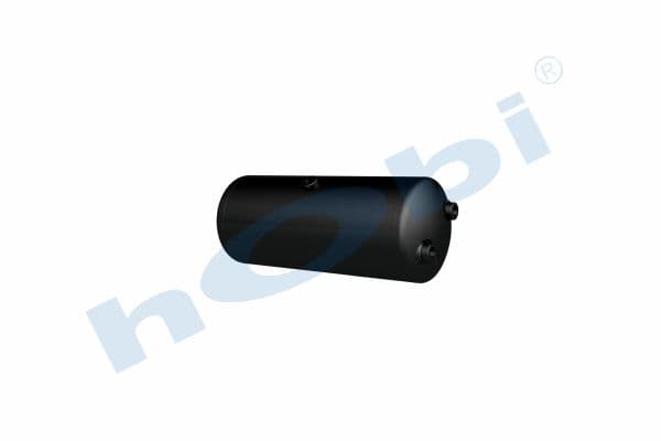Air Tank, Ø206 L:516 Steel, UN Lt:15 Black (RAL9005)