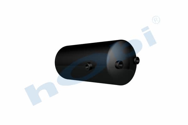 Air Tank, Ø206 L:483 Steel, VL Lt:15 Black (RAL9005)