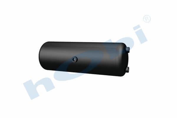 Air Tank, Ø206 L:604 Steel, UN Lt:18 Black (RAL9005)