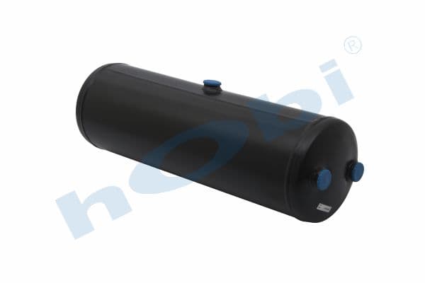 Air Tank, Ø206 L:657 Steel, IV Lt:20 Black (RAL9005)
