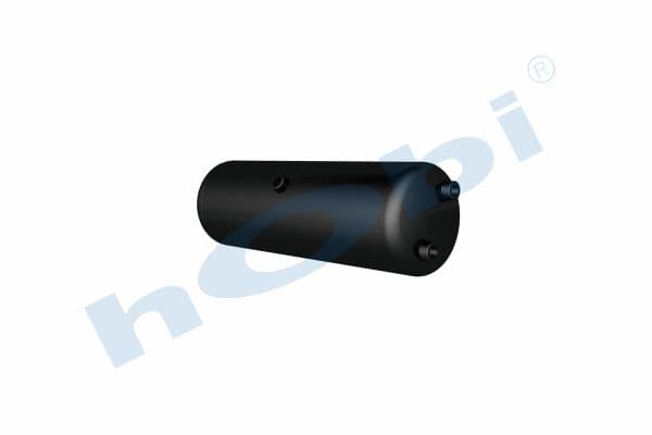 Air Tank, Ø206 L:632 Steel, MC Lt:20 Black (RAL9005)