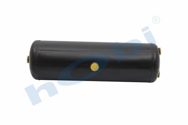 Air Tank, Ø206 L:656 Steel, IV Lt:20 Black (RAL9005)