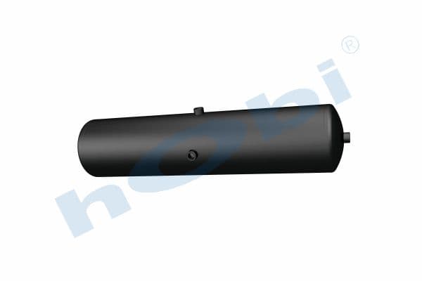 Air Tank, Ø206 L:891 Steel, UN Lt:28 Black (RAL9005)
