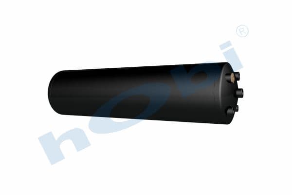 Air Tank, Ø215 L:833 Steel, UN Lt:30 Black (RAL9005)