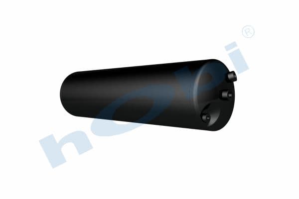 Air Tank, Ø230 L:856 Steel, UN Lt:33 Black (RAL9005)