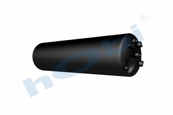 Air Tank, Ø230 L:846 Steel, UN Lt:35 Black (RAL9005)