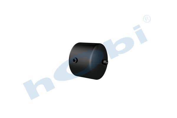 Air Tank, Ø246 L:240 Steel, MN Lt:10 Black (RAL9005)