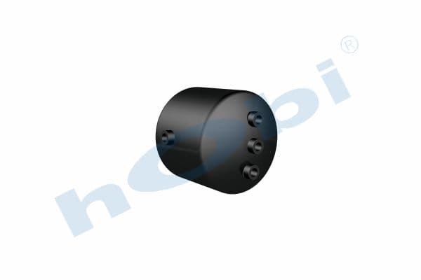 Air Tank, Ø246 L:259 Steel, UN Lt:10 Black (RAL9005)