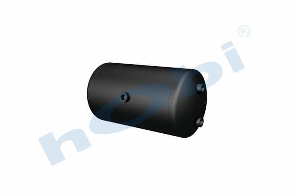 Air Tank, Ø246 L:472 Steel, ET Lt:20 Black (RAL9005)