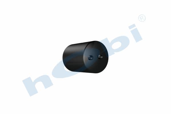 Air Tank, Ø246 L:486 Steel, UN Lt:20 Black (RAL9005)