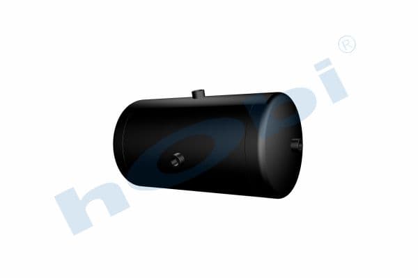Air Tank, Ø246 L:469 Steel, RN Lt:20 Black (RAL9005)