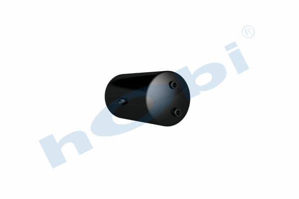 Air Tank, Ø246 L:472 Steel, MC Lt:20 Black (RAL9005)