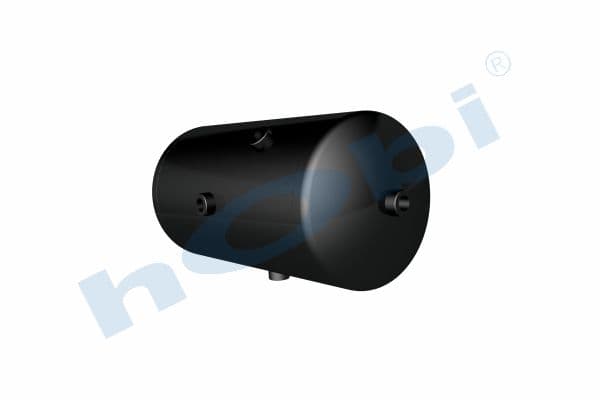 Air Tank, Ø246 L:496 Steel, UN Lt:20 Black (RAL9005)