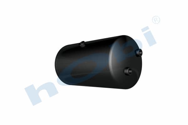 Air Tank, Ø246 L:481 Steel, MC Lt:20 Black (RAL9005)