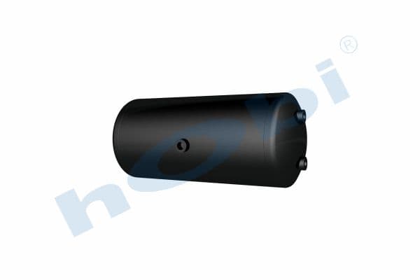 Air Tank, Ø246 L:562,5 Steel, MN Lt:25 Black (RAL9005)