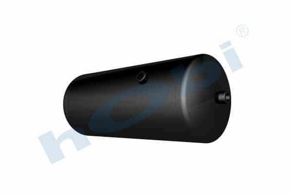 Air Tank, Ø246 L:617 Steel, SC Lt:27 Black (RAL9005)