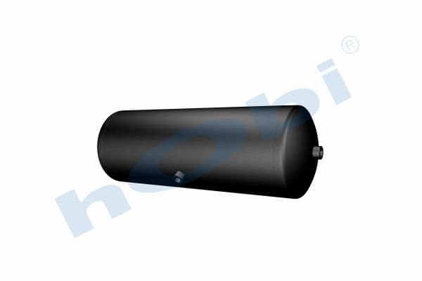 Air Tank, Ø246 L:704 Steel, UN Lt:30 Black (RAL9005)