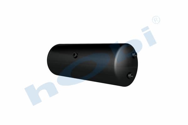 Air Tank, Ø246 L:682 Steel, MC Lt:30 Black (RAL9005)